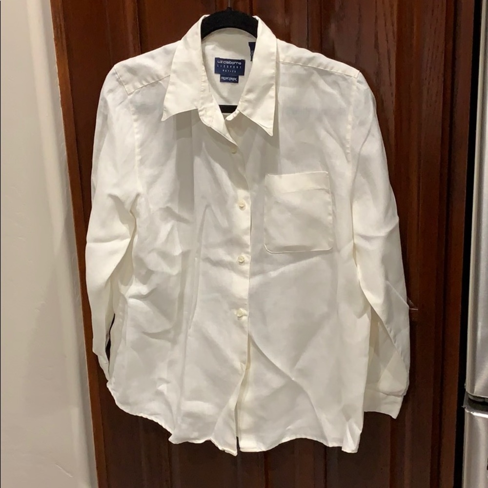 Liz Claiborne Petite Irish Linen Blouse